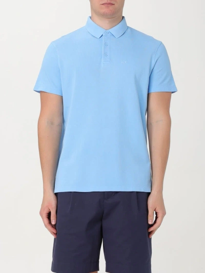 Armani Exchange Polo Shirt  Men Color Gnawed Blue