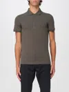 Armani Exchange Polo Shirt  Men Color Military In Gray