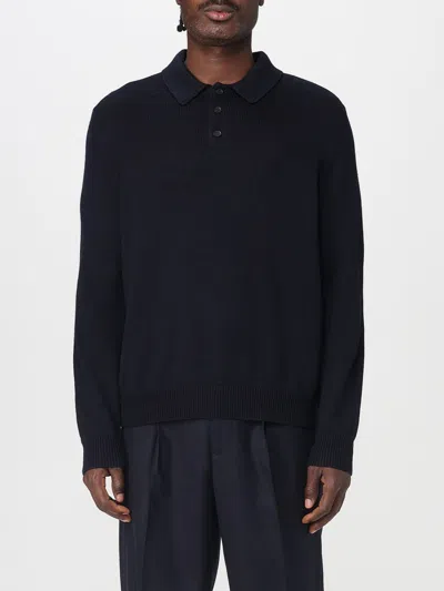 Armani Exchange Polo Shirt  Men Color Navy In Blue