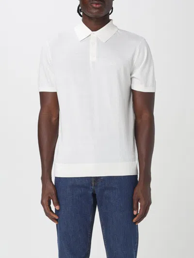 Armani Exchange Polo Shirt  Men Color White In White
