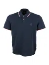 Armani Exchange Polo Shirt In Blue