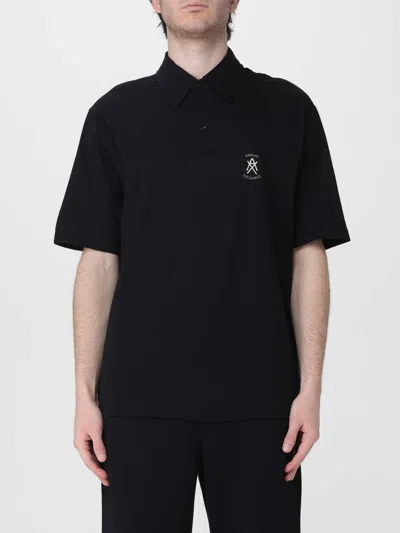 Armani Exchange Polo Shirt Men  In Black