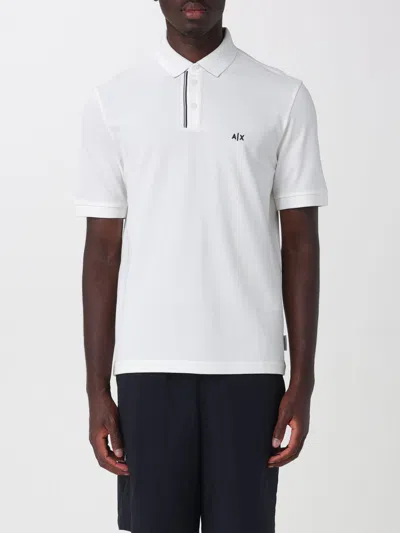 Armani Exchange Polo Shirt Men Color White