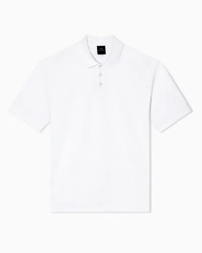 Armani Exchange Polo Shirts In White