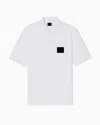 Armani Exchange Regular Fit Polo Shirt With Patch In White