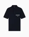 Armani Exchange Polo Shirts In Black