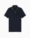 Armani Exchange Polo Shirts In Blue