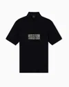 Armani Exchange Polo Shirts In Black
