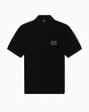 Armani Exchange Polo Shirts In Black