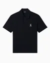 Armani Exchange Polo Shirts In Black