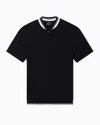 Armani Exchange Polo Shirts In Black