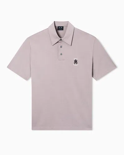 Armani Exchange Polo Shirts In Pink