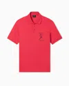 Armani Exchange Polo Shirts In Red