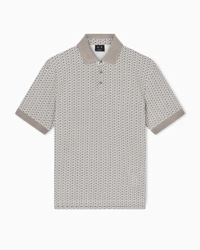 Armani Exchange Polo Shirts In Neutral
