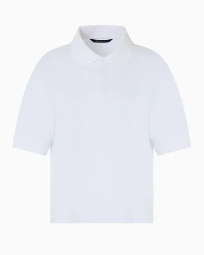 Armani Exchange Polo Shirts In White