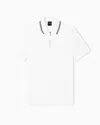 Armani Exchange Polo Shirts In White
