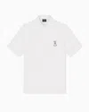 Armani Exchange Polo Shirts In White