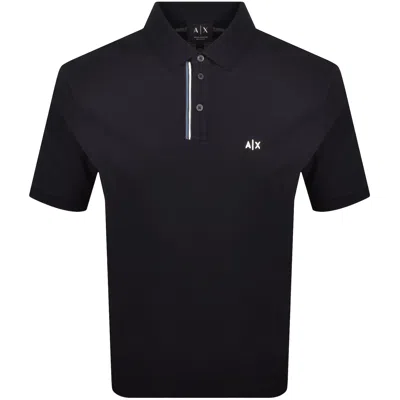 Armani Exchange Polo Shirt Men Color Navy In Blue