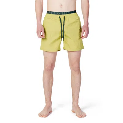 Armani Exchange Polyester Men's Swimwear In Yellow