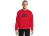 Armani Exchange Puffer Logo Pullover Sweatshirt In Red