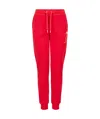 Armani Exchange Pull Rope And Stretch Waist Sweatpants In Red