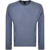 Armani Exchange Pullover Knit Jumper Blue