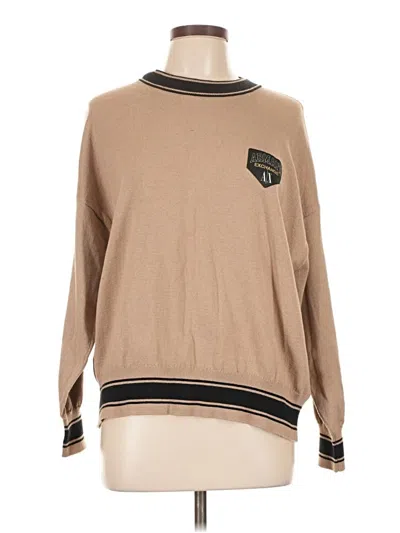Pre-owned Armani Exchange Pullover Sweater In Brown