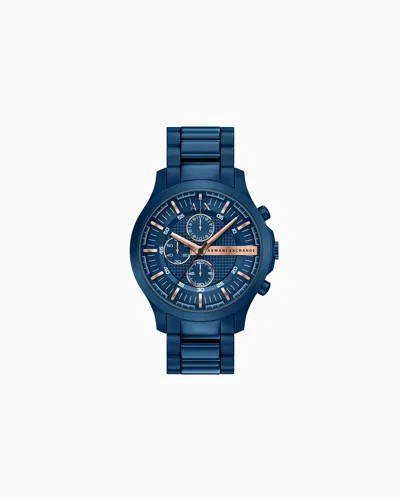 Armani Exchange Quartz Watch In Blue