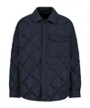 Armani Exchange Quilted Cotton Clothes In Black