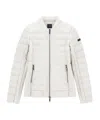 Armani Exchange Packable Quilted Down Jacket In White
