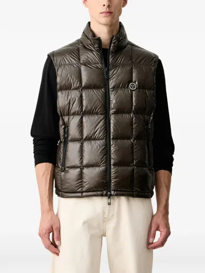 Armani Exchange Down Jacket Nylon With Down Feather Padding In Gray