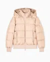 Armani Exchange Quilted Hooded Down Jacket