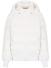 Armani Exchange Quilted Jacket In White