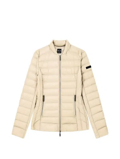 Armani Exchange Quilted Puffer Jacket In Multi