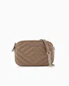 Armani Exchange Leather Bag In Beige