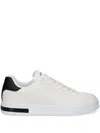 Armani Exchange Quilted Sneakers In White