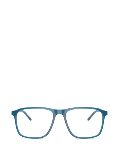Armani Exchange Rectangle-frame Glasses In Blue