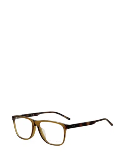 Armani Exchange Rectangle-frame Glasses In Multi
