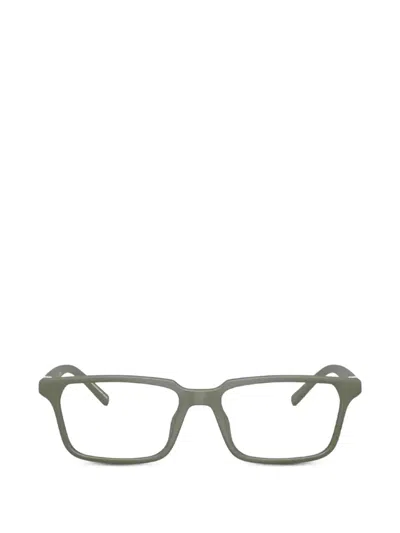 Armani Exchange Rectangle-frame Glasses In Pattern