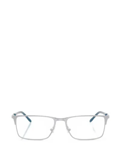 Armani Exchange Rectangle-frame Glasses In Silber