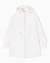 Armani Exchange Recycled Fabric Parka With Hood In Gray