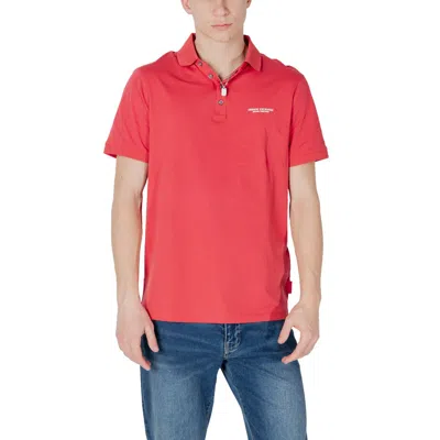 Armani Exchange Man Polo Shirt Tomato Red Size S Cotton