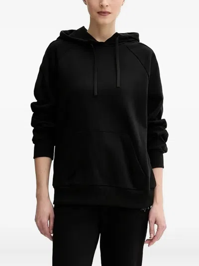 Armani Exchange Reglan-sleeve Hoddie In Black