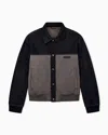 Armani Exchange Regular Fit Blouson Jacket In Black
