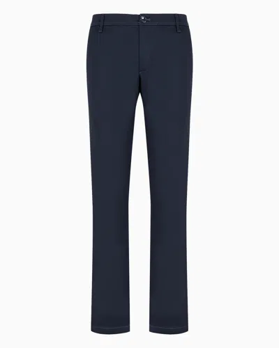 Armani Exchange Trousers  Men In 蓝色