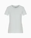 Armani Exchange Regular Fit Jersey T-shirt In Light Blue
