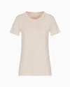 Armani Exchange Regular Fit Jersey T-shirt In Neutral