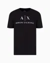 Armani Exchange Chest Logo Slim Fit T-shirt In Black