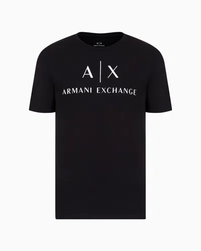 ARMANI EXCHANGE SLIM FIT JERSEY T-SHIRT WITH LOGO