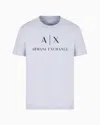 Armani Exchange Regular Fit Jersey T-shirt With Logo In Purple